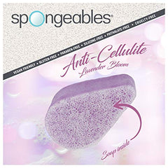 Spongeables lavender sponge demonstrates durability for 20+ washes and long-lasting use.