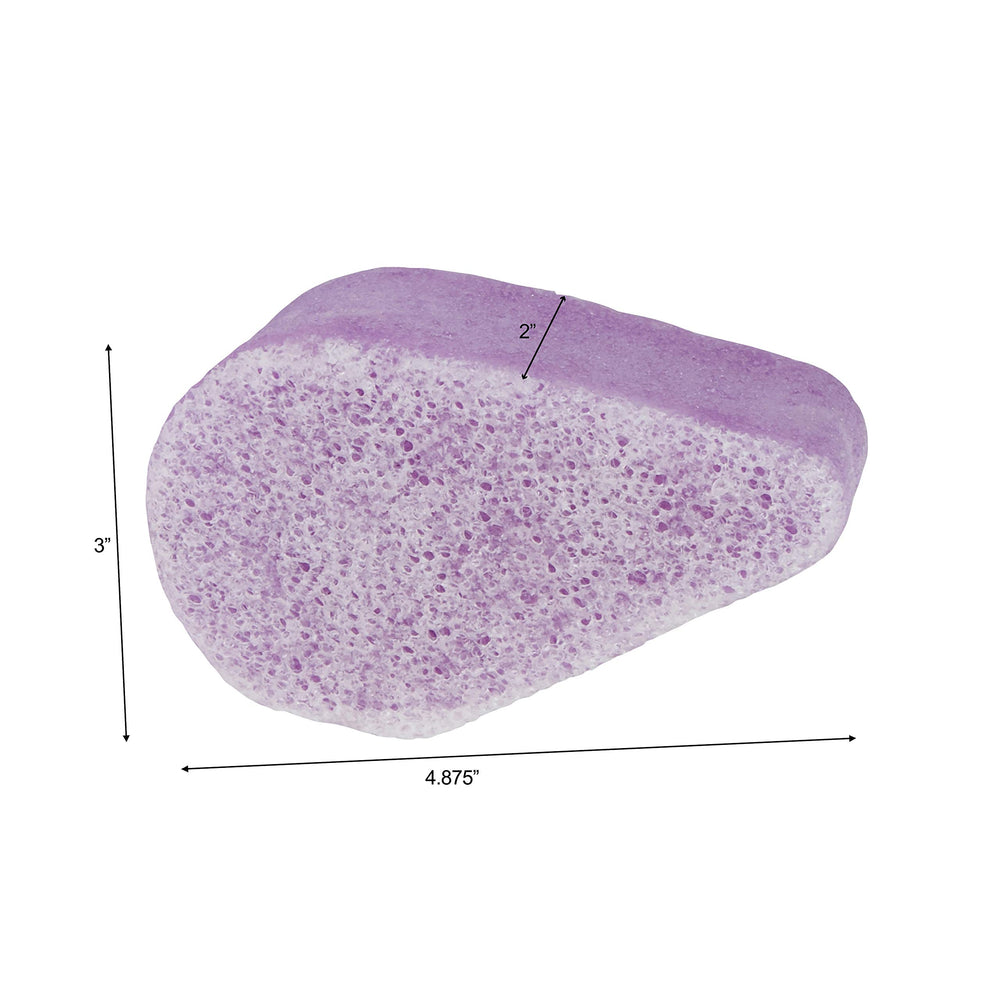 Close-up of textured side on Spongeables sponge for cellulite treatment.