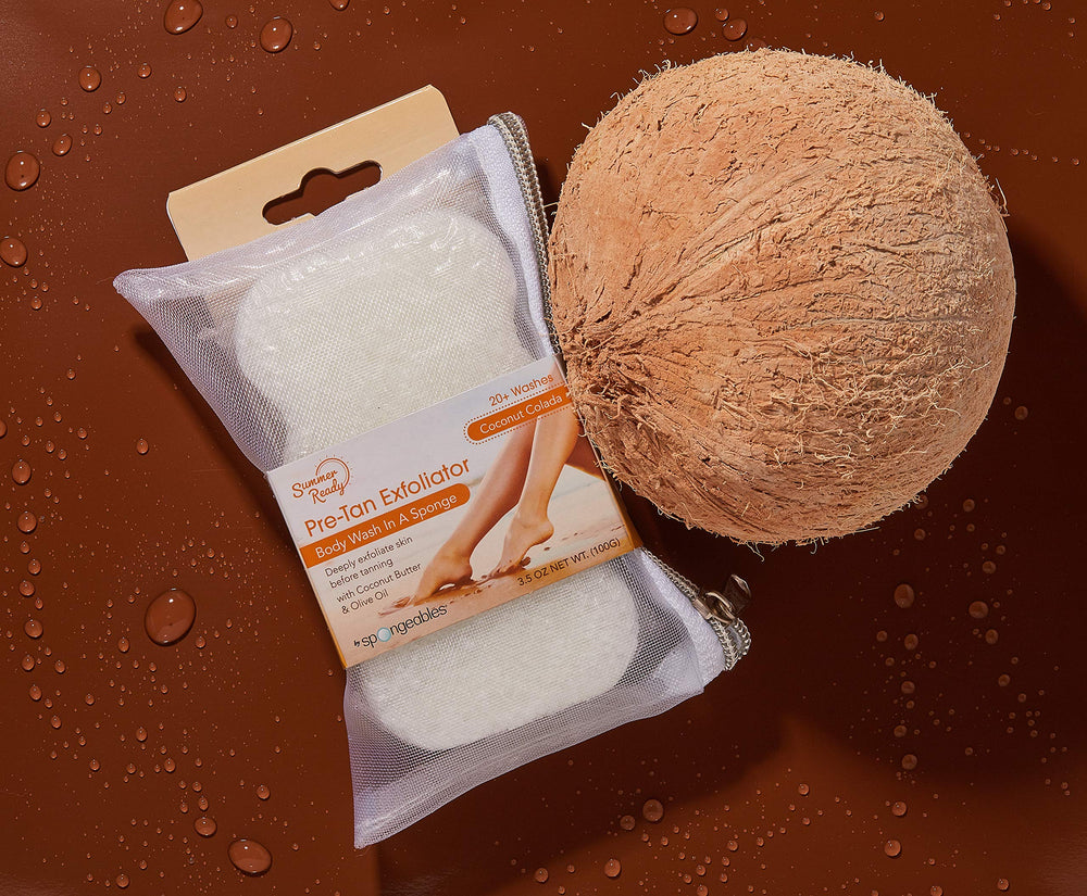 Spongeables dry-storage-ready sponge illustrates quick drying for the next use