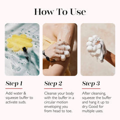 Spongellé Bulgarian Rose flower buffer closeup highlights plush texture for gentle cleansing