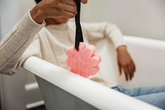 Spongelle Bulgarian Rose Wild Flower Buffer pack-shot highlights body wash-infused sponge benefits.