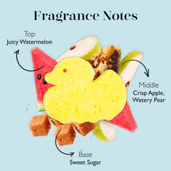 SPONGELLÉ Danny Duck lather bubbles deliver gentle exfoliation