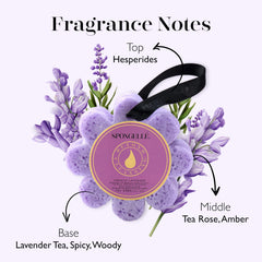 SPONGELLÉ Buffer lavender-infused sponge signals premium body exfoliation.