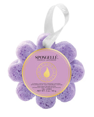 SPONGELLÉ French Lavender Buffer packaging shows spa-ready exfoliation for busy mornings.