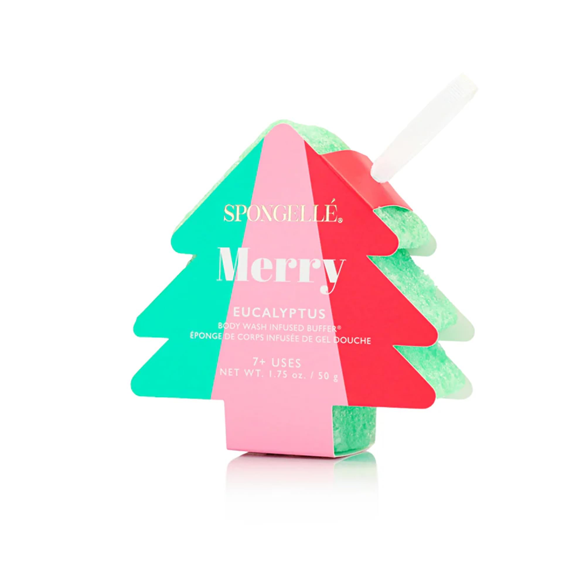 SPONGELLÉ Holly Garland buffer close-up highlighting hydrating exfoliation