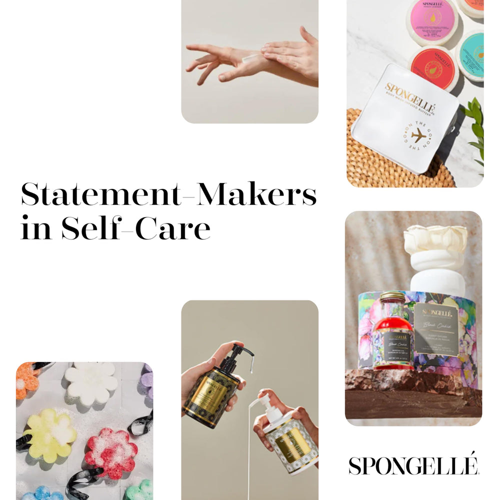 SPONGELLÉ Pedi Buffer fragancia lavanda; limpieza duradera y agradable.