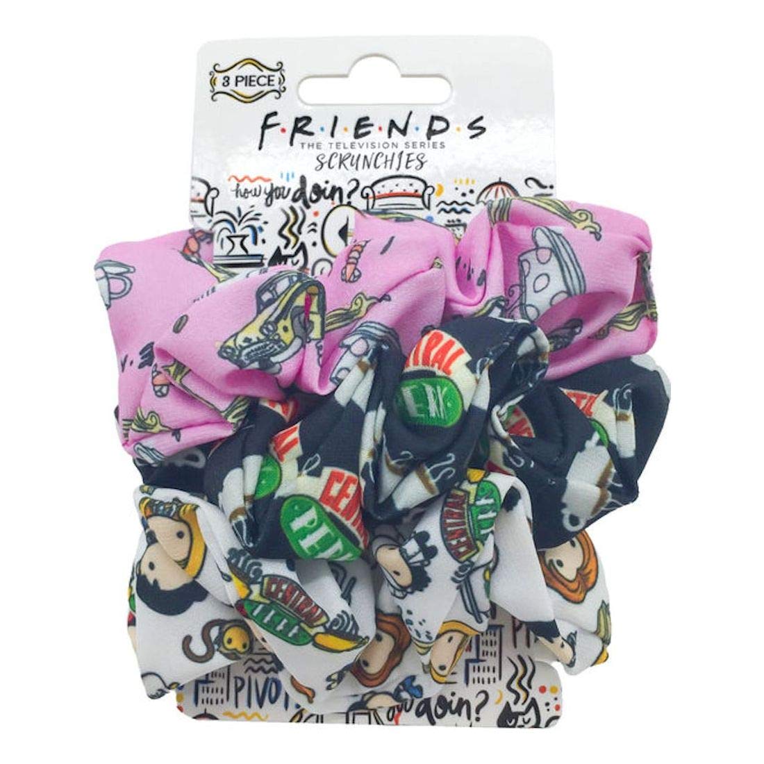 Spoontiques Friends Scrunchies fabric hair accessory for daily outfits and gifting.