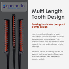 Spornette Little Wonder rat tail comb tail for fast precise parting.