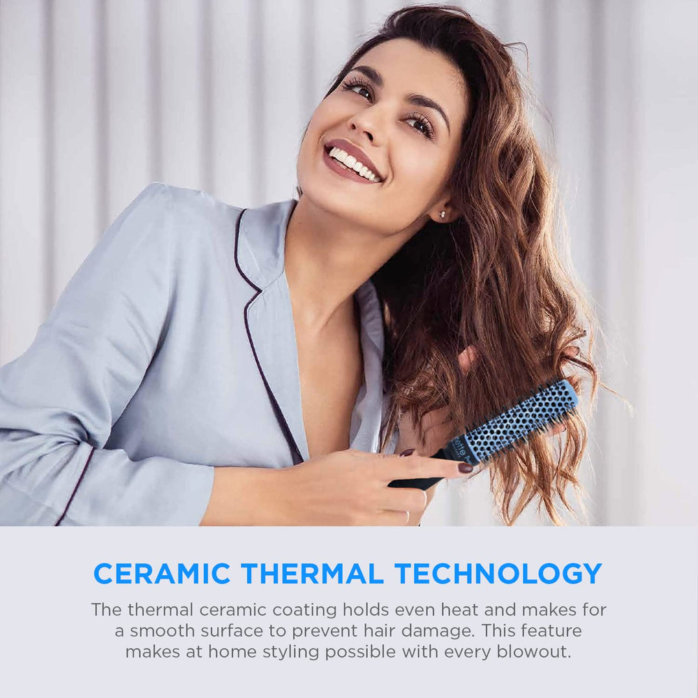 Spornette Prego ceramic thermal technology evenly distributes heat for smooth styling.