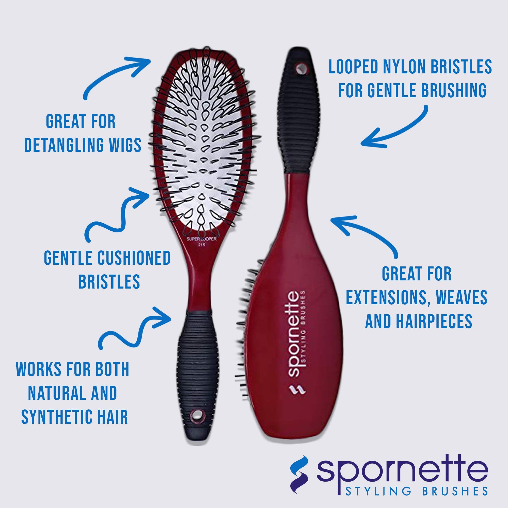 Spornette Super Looper ideal for hair extensions and weaves care