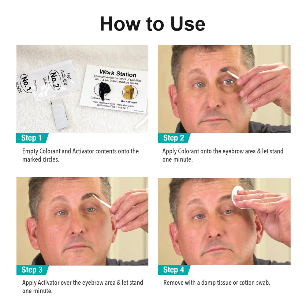 Sport Cosmetics Sport Eyebrow Colorant demonstrates long-lasting tint with up to 4 weeks of wear.