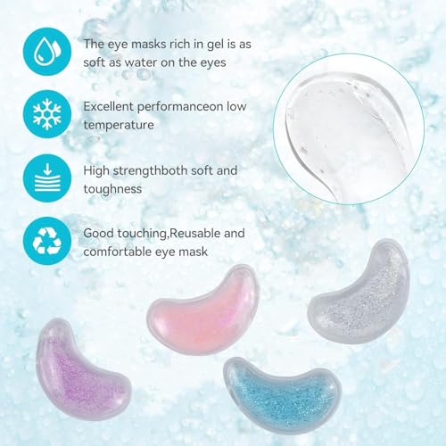 Sport Emblema hot-cold gel eye pads ideal for soothing relief at home.