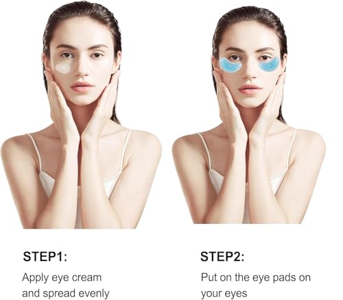 Sport Emblema snug ice/heat gel pads comfortably rest under the eyes.