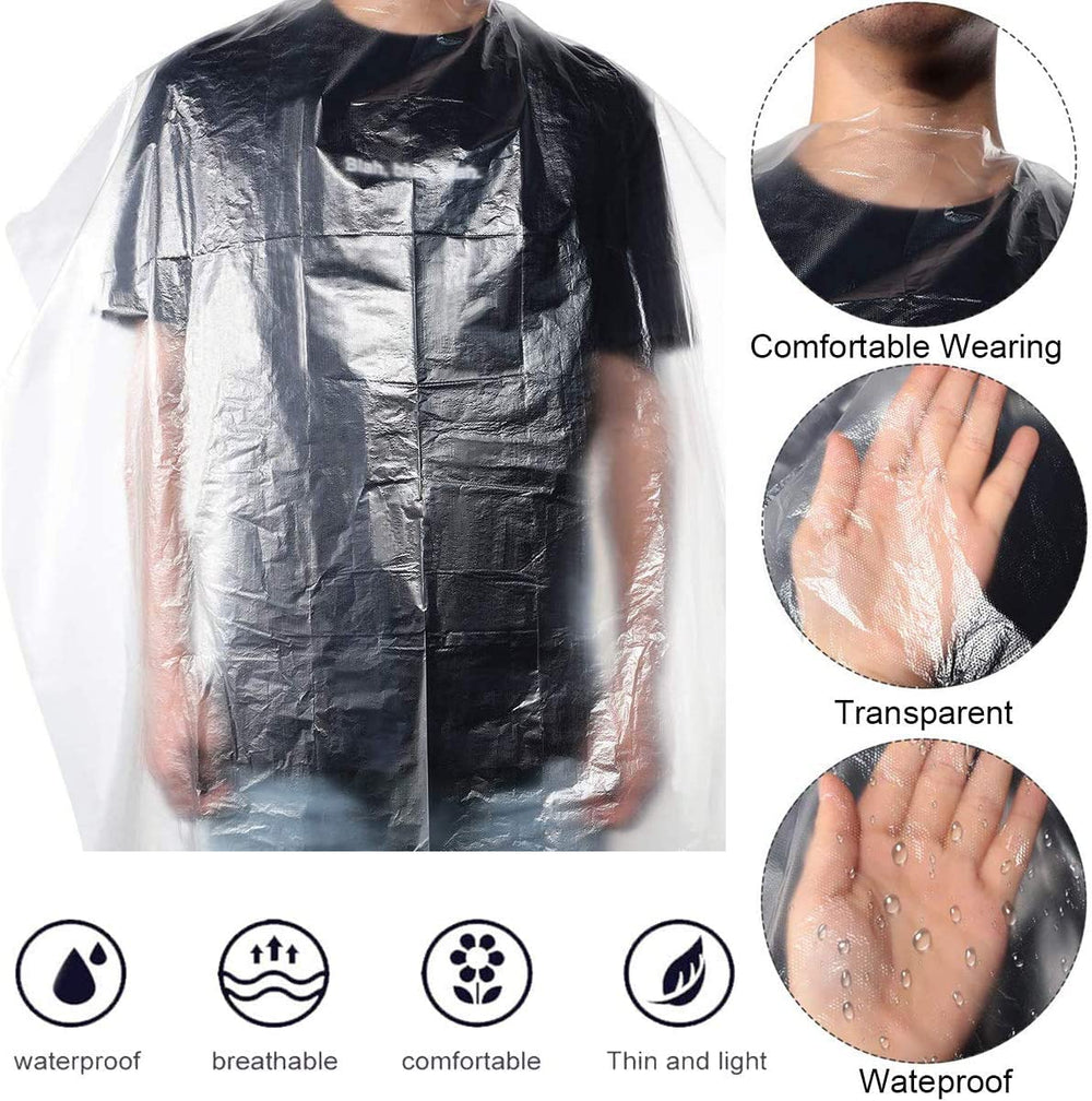 Sportuli hair cape keeps clothes dry during styling at home or salon
