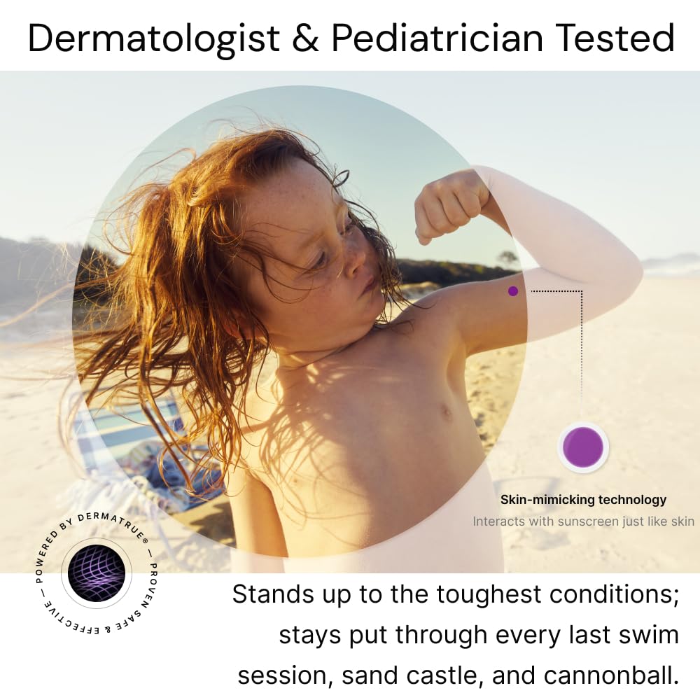 SpotMyUV durable design withstands sand, water, and active outdoor fun.