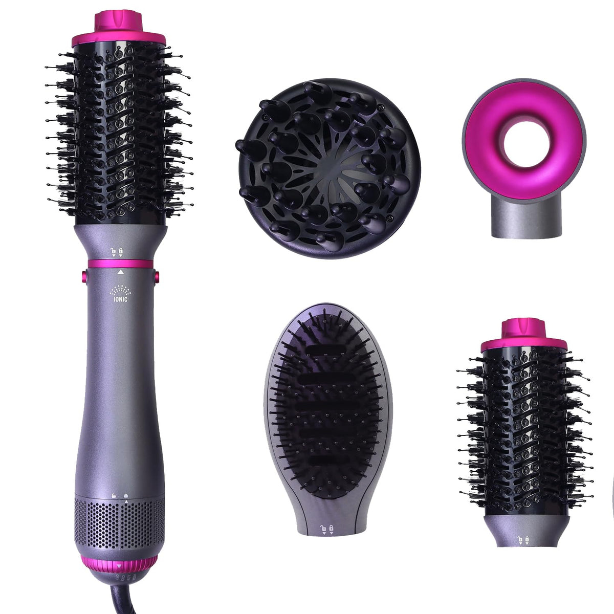 SPPZCUR hair blow dryer brush 4-in-1 ready for fast salon-worthy blowouts at home
