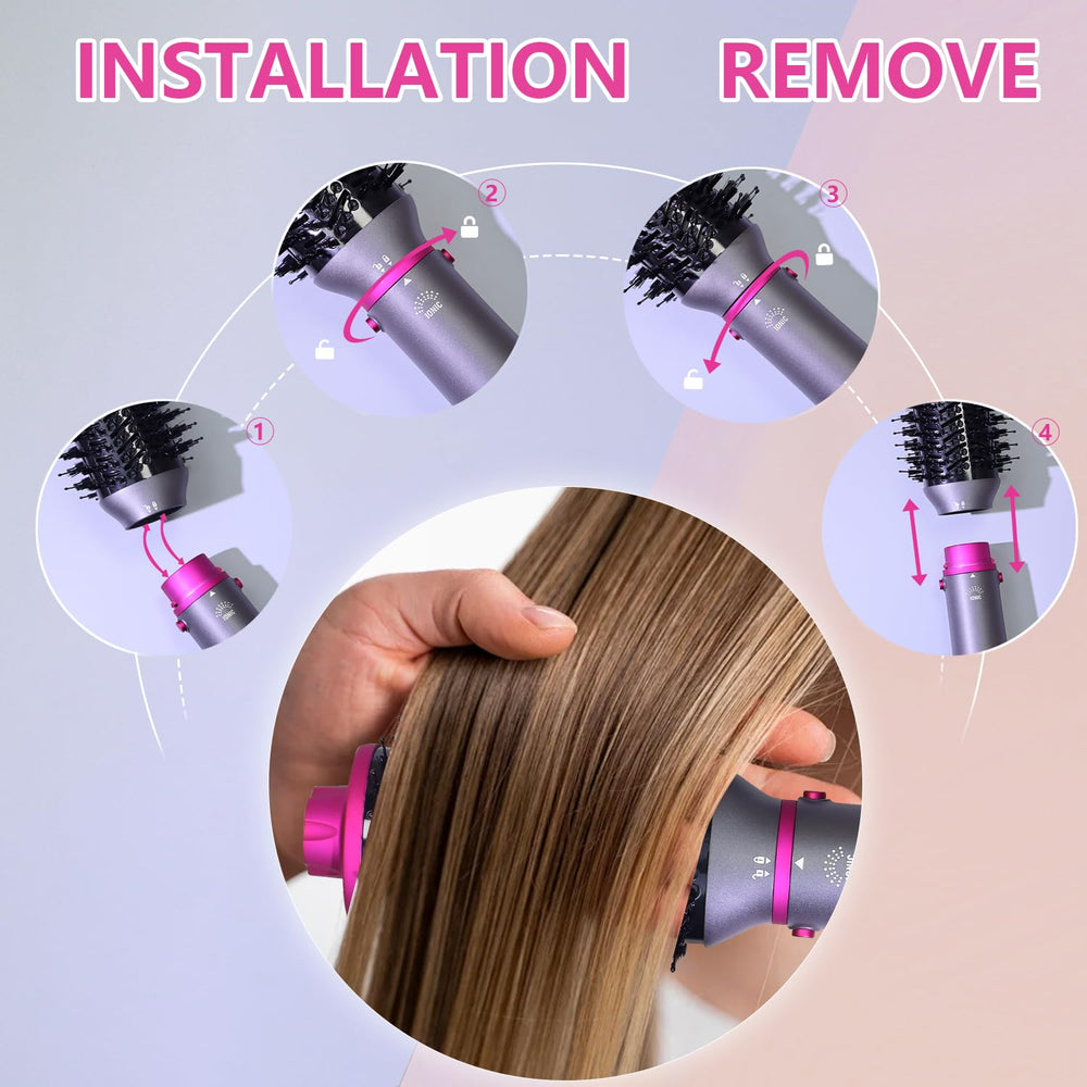SPPZCUR removable filter simplifies cleaning and keeps airflow clean during styling