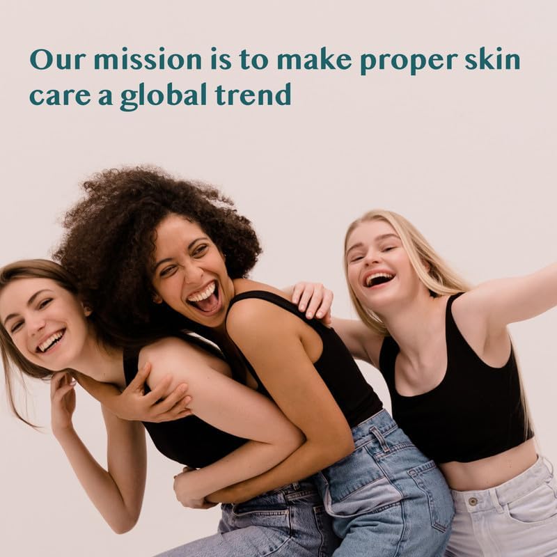 Spring Sisters soothing eye cream applied during routine.