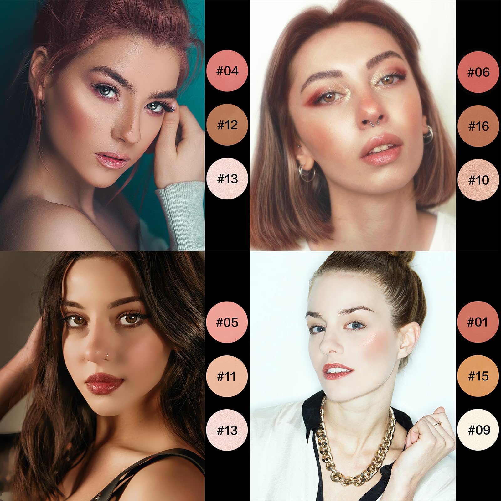 SPRINGSKY contour palette on skin show long-lasting, light-to-medium coverage.