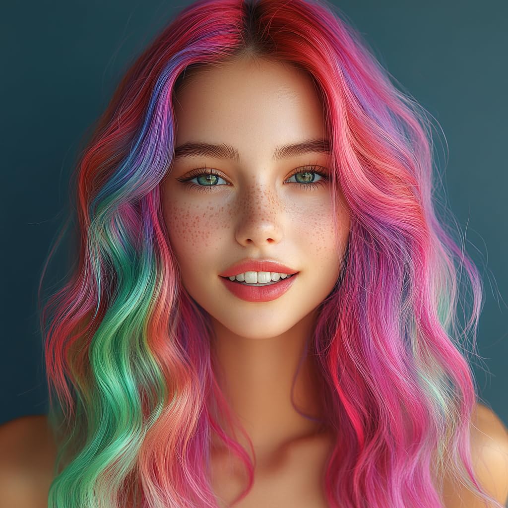 SPRINGSUGAR washable-hair-color-removal image demonstrates easy rinse-out with shampoo.