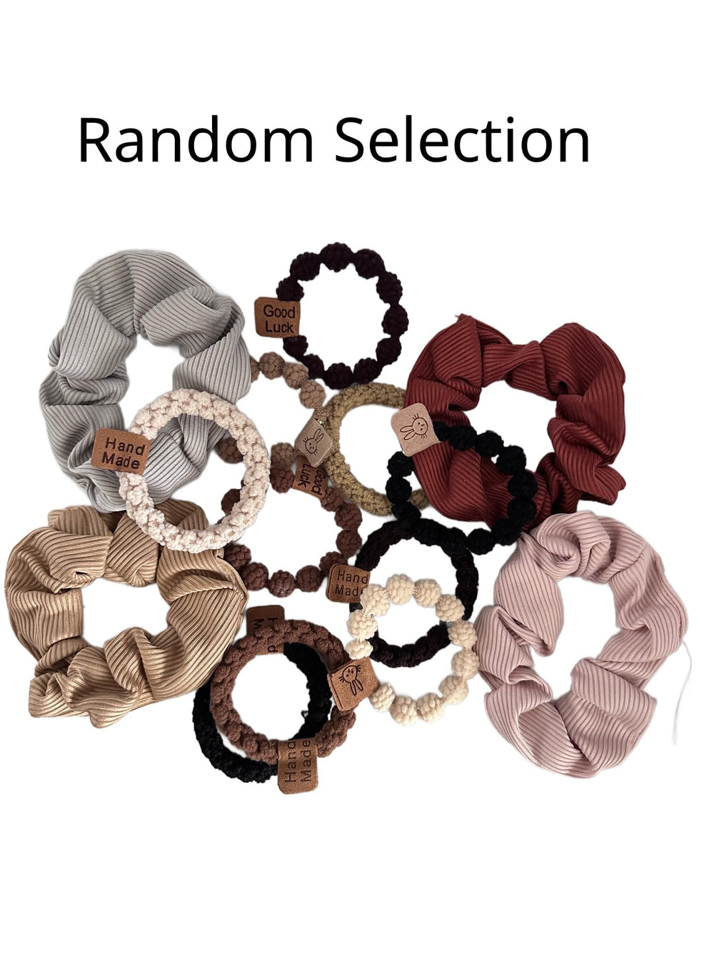 Sprout Talk hair tie image shows bonus accessory for quick styling.