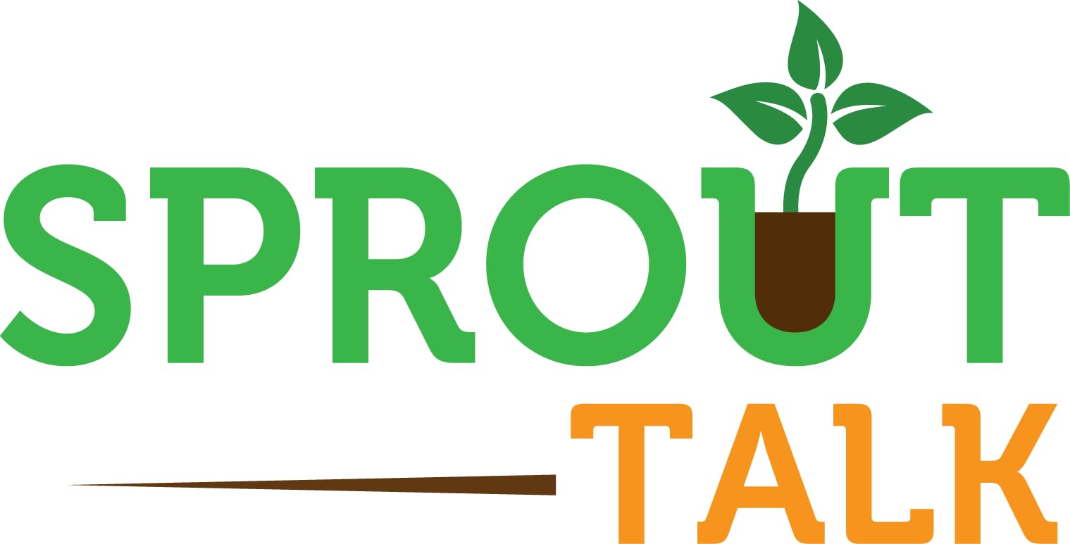 Sprout Talk packaging inside box conveys premium, gift-ready presentation.
