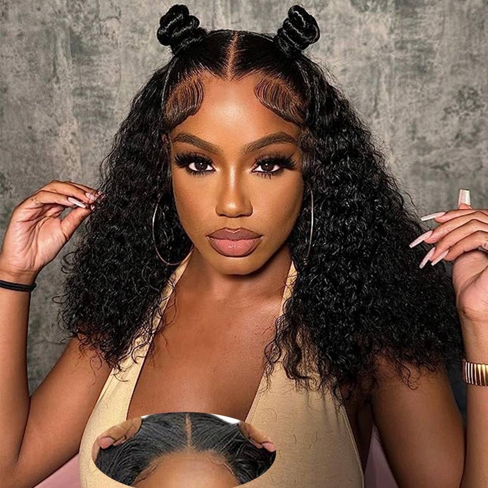 Srakuw Wear and Go glueless wig 4x4 lace front closeup for secure beginner-friendly styling