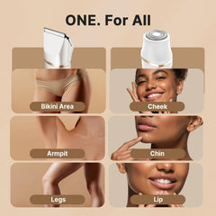 Srbydt bikini trimmer body-trimmer-head enables versatile grooming across the body.
