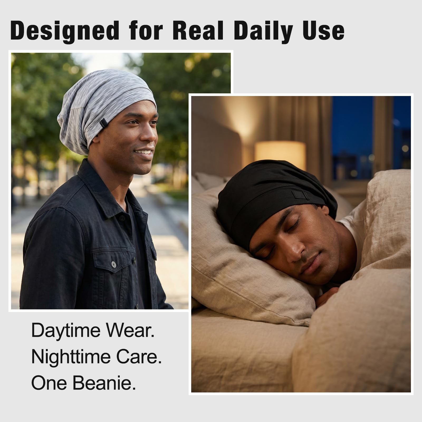 Diseño con ajuste ventilado para rizos y cabello.