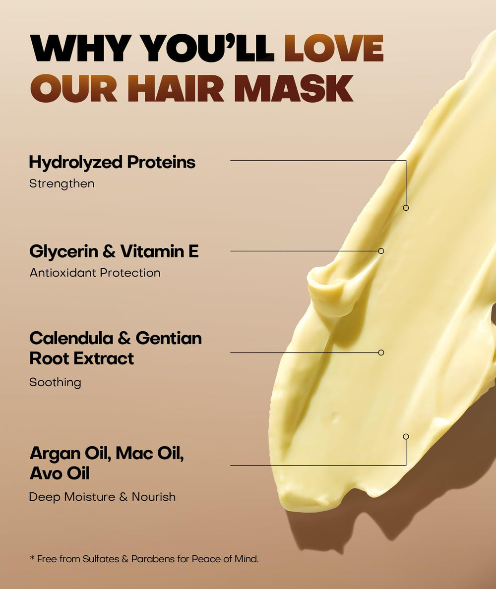 Srripo hair mask final look after use shows soft, shiny hair