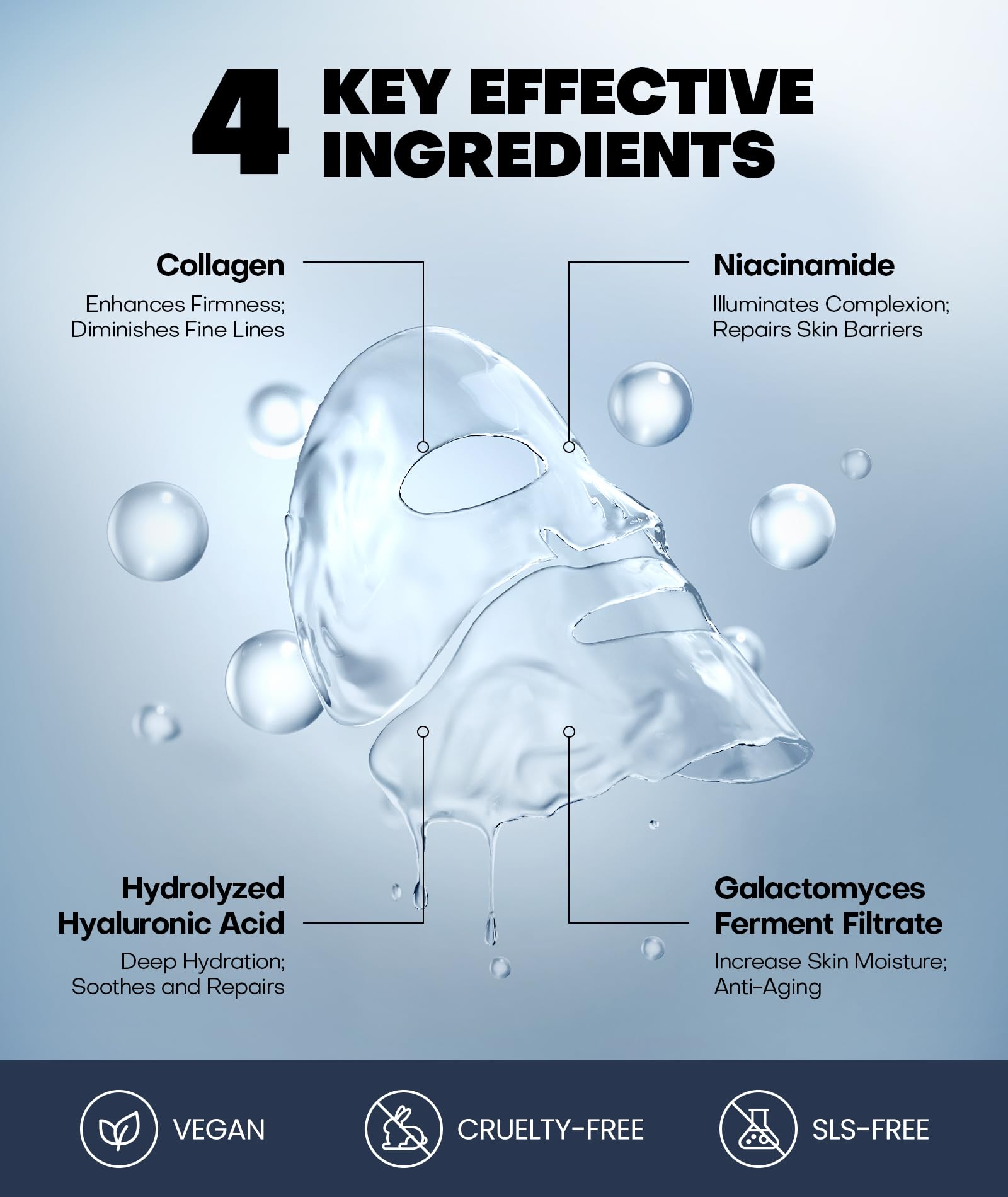 Srripo Radiant Glow Mask with Vitamin E for antioxidant protection.