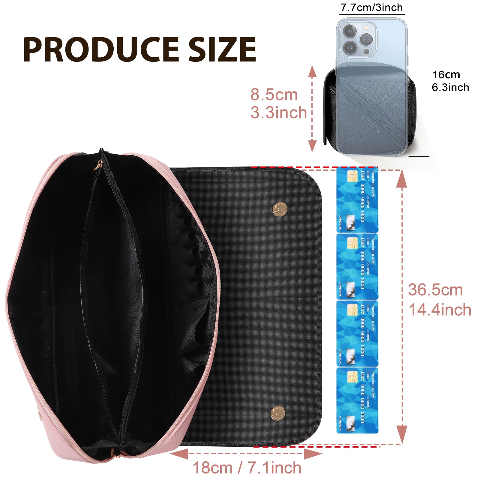 SS Hair Tools bag's malleable design adapts to fit multiple items.