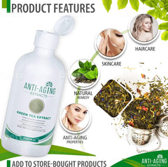 St. Croix Green Tea Extract label highlights USDA organic leaves and clean ingredients.
