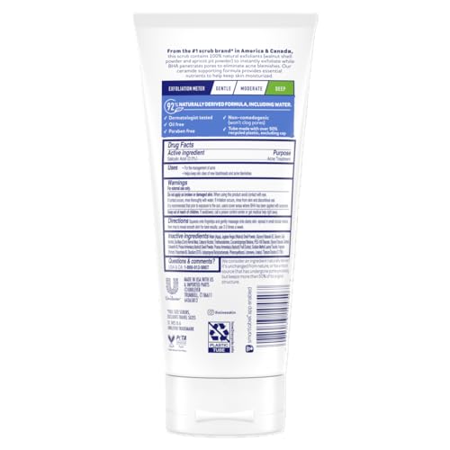 St. Ives Acne Control Apricot Scrub with 2 percent salicylic acid helps prevent breakouts