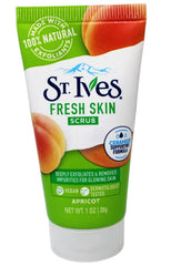 St. Ives Fresh Skin Scrub texture with walnut powder for gentle exfoliation.