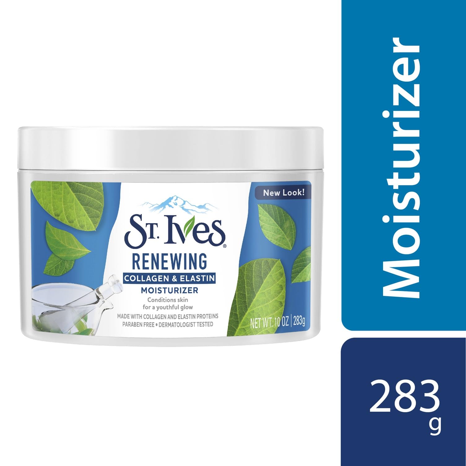 St. Ives safflower oil ingredients close-up highlighting natural moisturizing boost