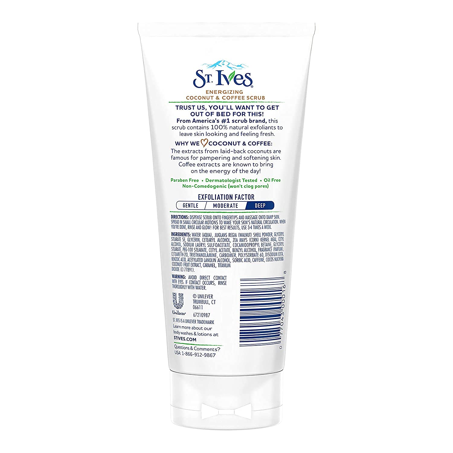 St. Ives Rise and Energize pump-dispense action shows easy application