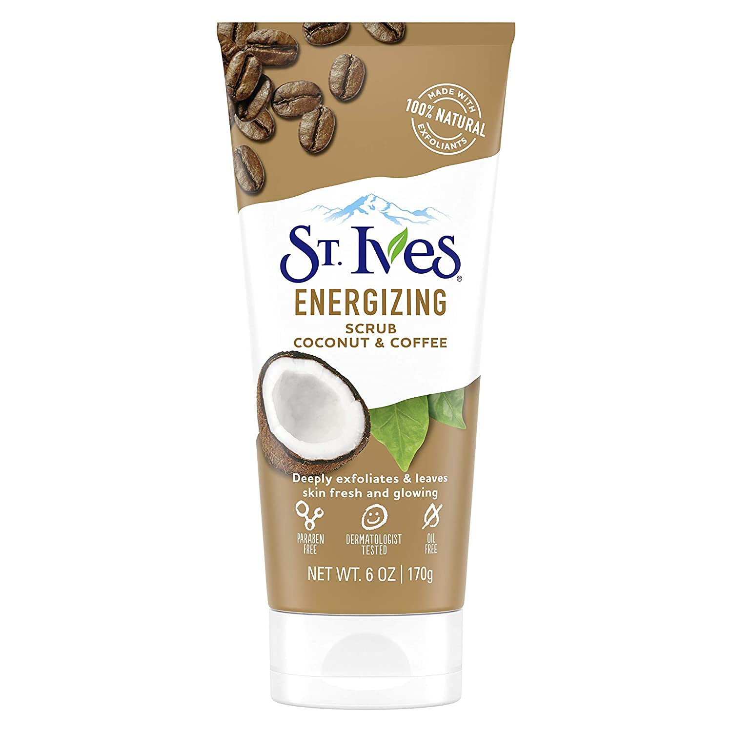 St. Ives Rise and Energize textured exfoliant beads close-up for deep-clean feel