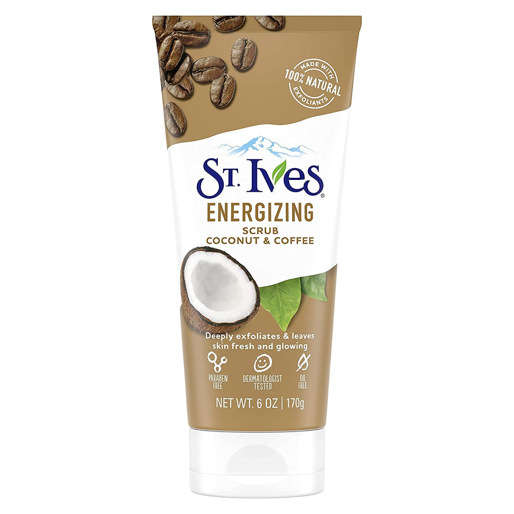 St. Ives Rise and Energize textured exfoliant beads close-up for deep-clean feel