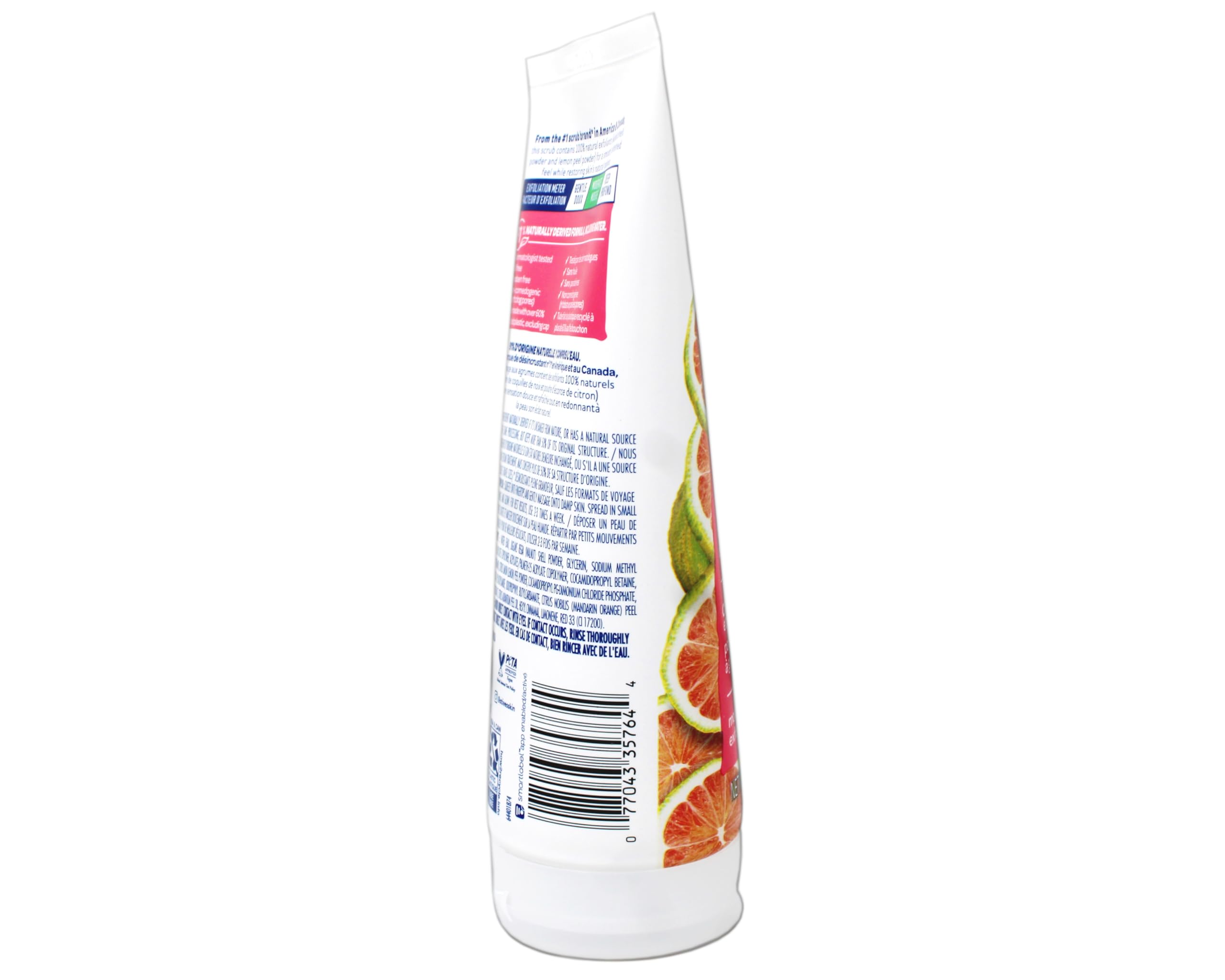St. Ives sulfate-free, paraben-free formula promotes gentleness.