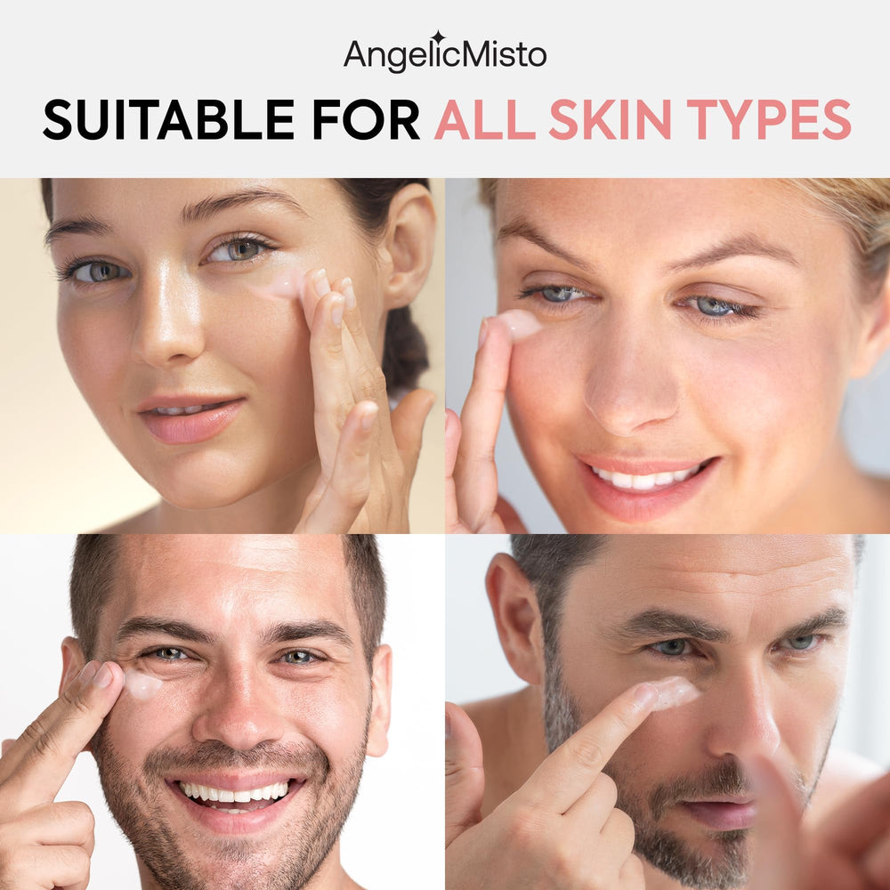 St. Mege all-skin-types label highlights lightweight hydration balance.