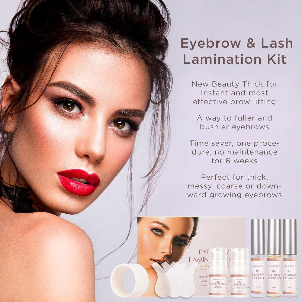 St. Mege Brow Lamination Kit easy 3-step application suggests beginner-friendly process and confidence.