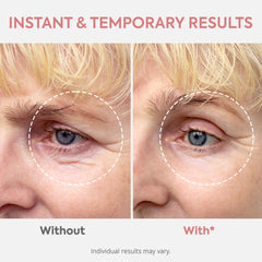 St. Mege instant-tightening in 2 minutes on skin for quick lift.