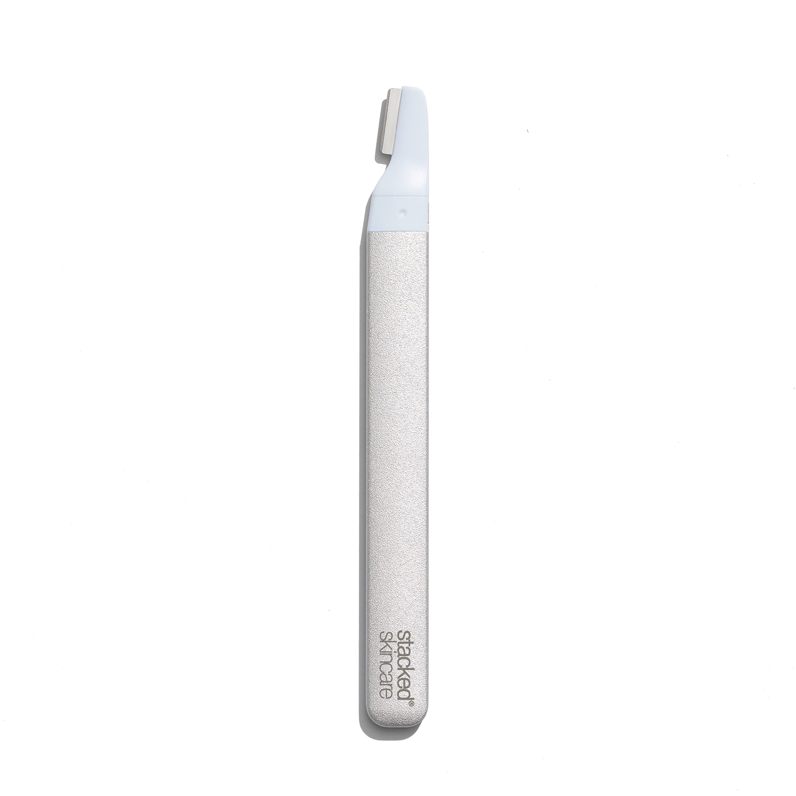 StackedSkincare dermaplaning blade refills close-up for clean, precise tool performance.