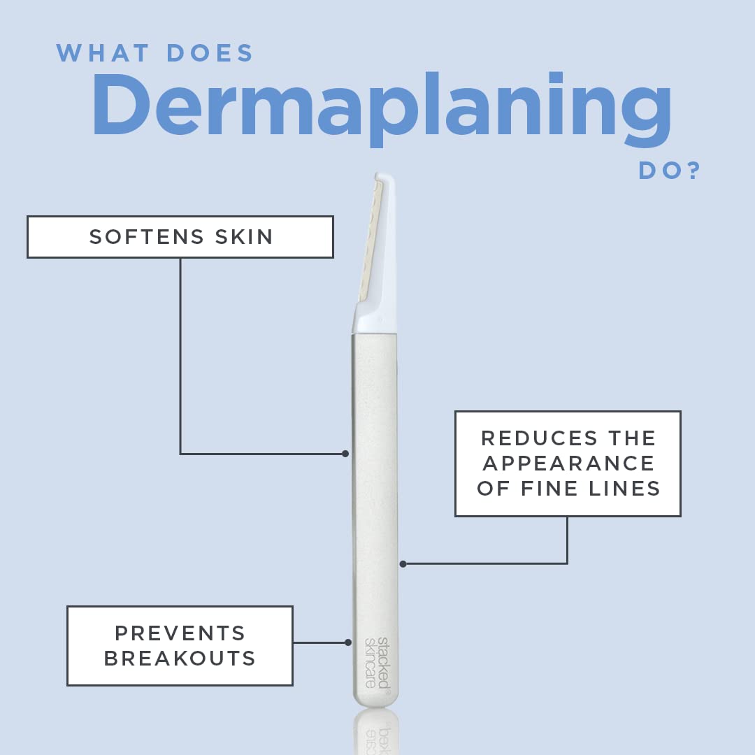 StackedSkincare travel-ready dermaplaning kit keeps your routine on the go.