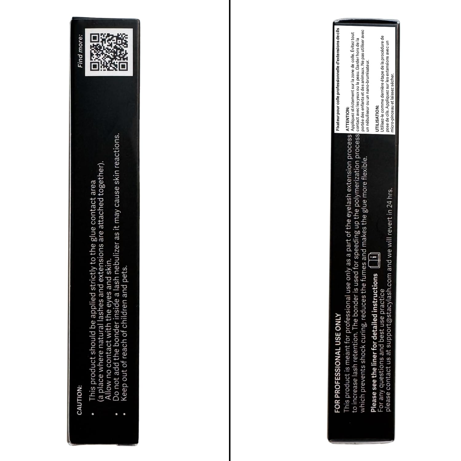 Stacy Lash Bonder in professional use scene suggests reliable lash tech results