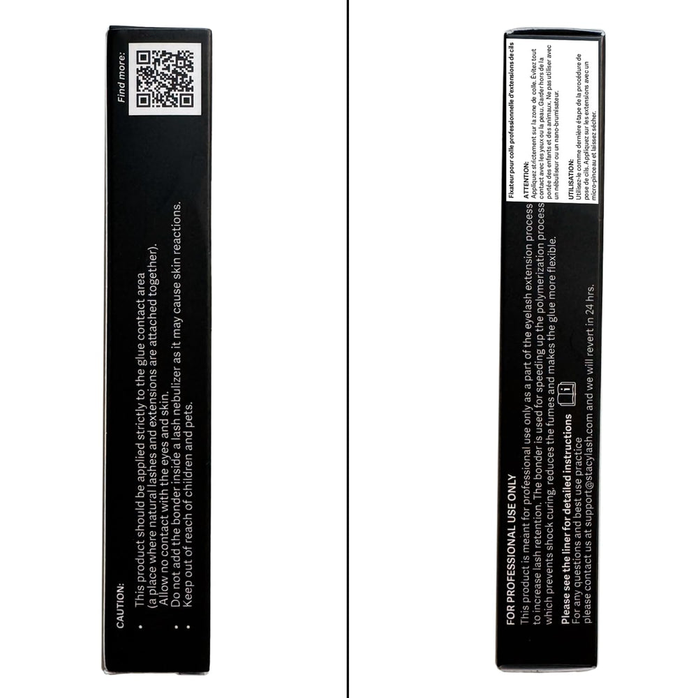 Stacy Lash Bonder in professional use scene suggests reliable lash tech results