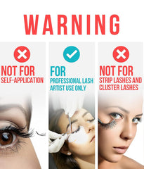 STACY LASH Evolution glue sealed packaging emphasizes freshness and reliable bond in professional settings.