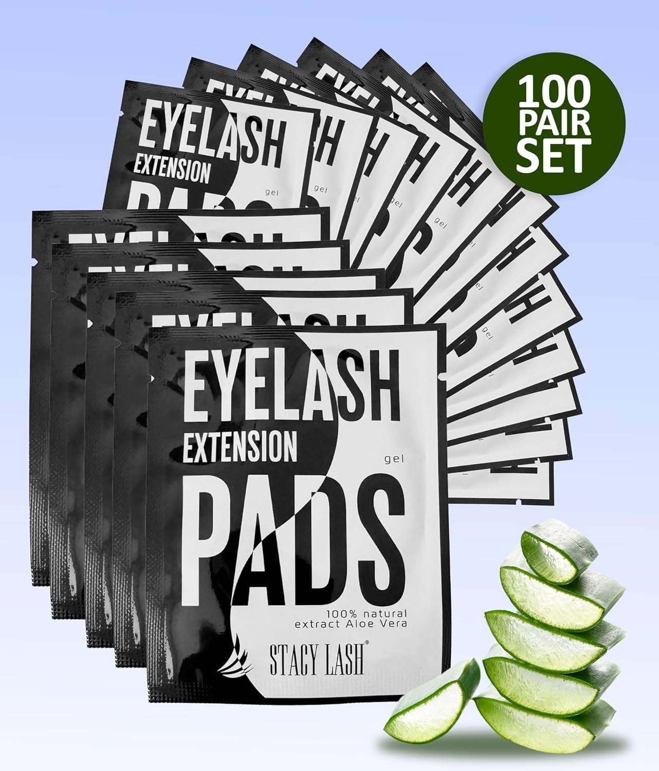 Stacy Lash isolation of lower lashes protects lashes from adhesive during treatment.