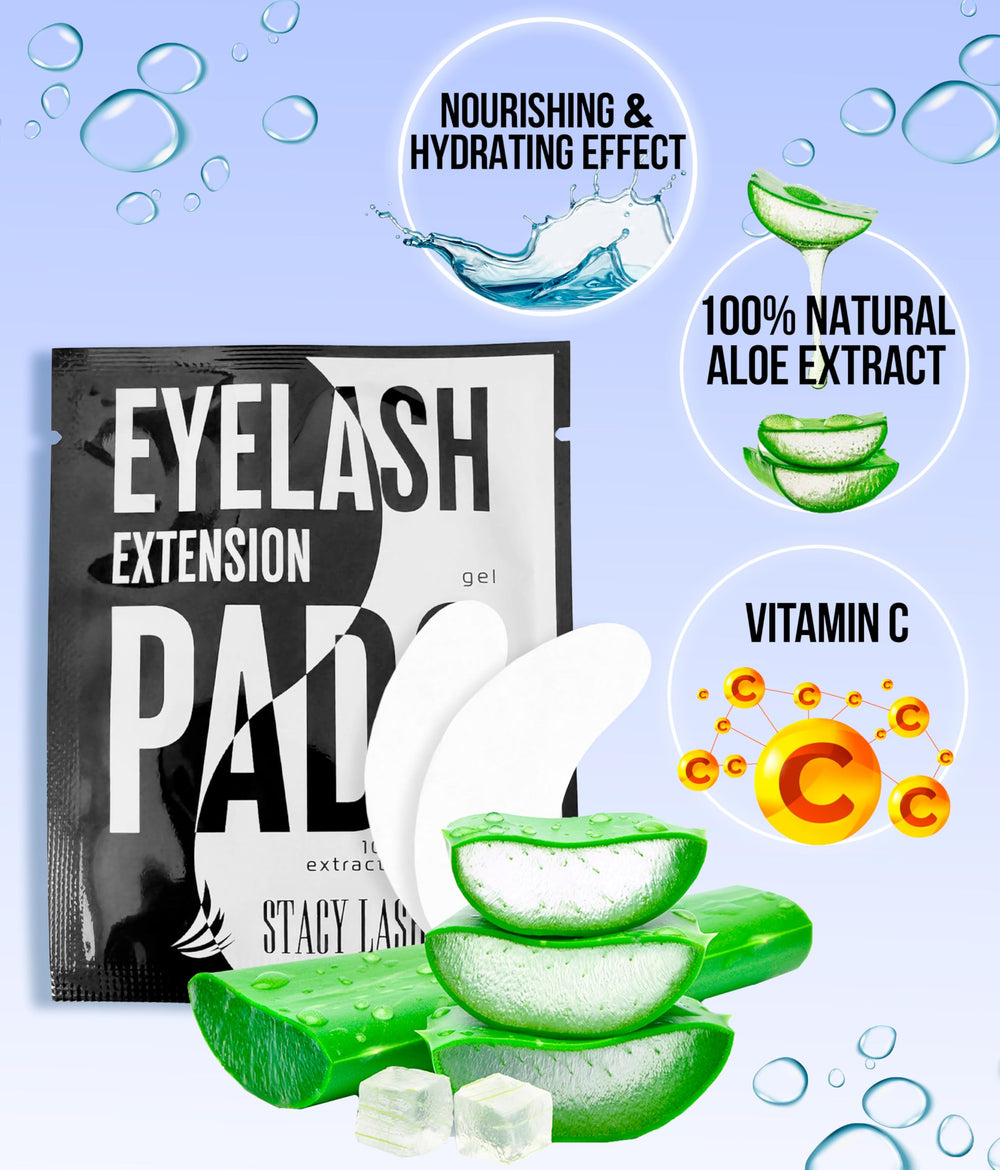 Stacy Lash lint-free patch close-up showcasing soft, skin-friendly material.